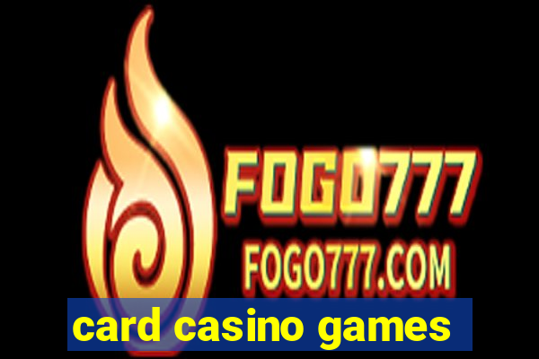 card casino games