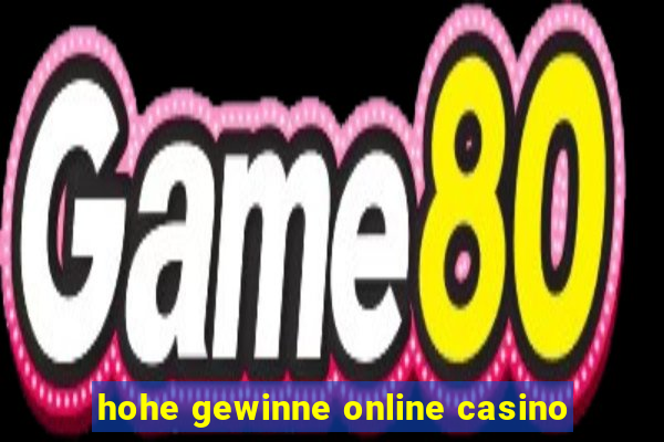 hohe gewinne online casino