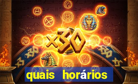 quais horários para jogar fortune tiger