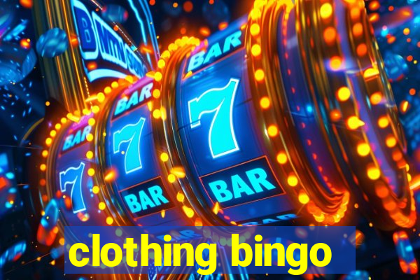 clothing bingo