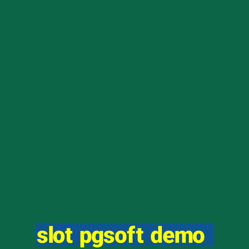 slot pgsoft demo