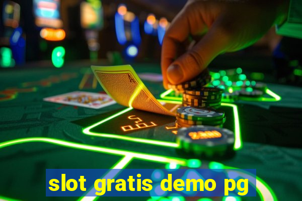 slot gratis demo pg