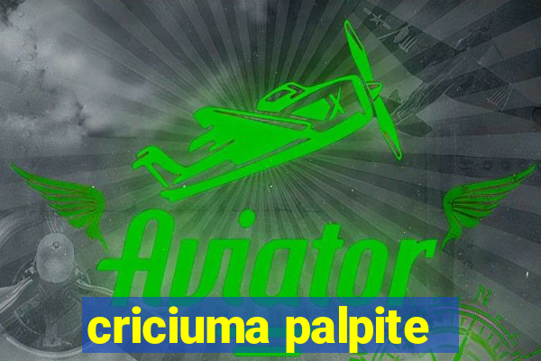 criciuma palpite