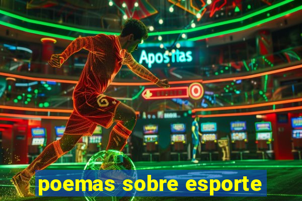 poemas sobre esporte