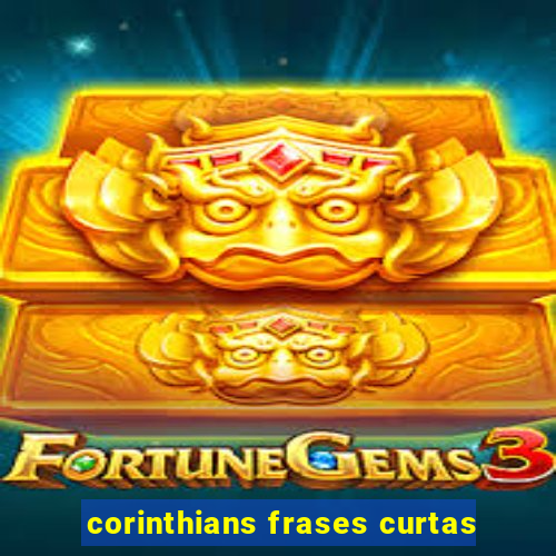 corinthians frases curtas