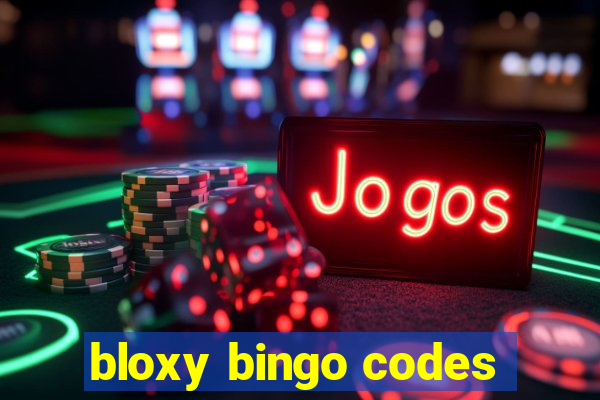 bloxy bingo codes