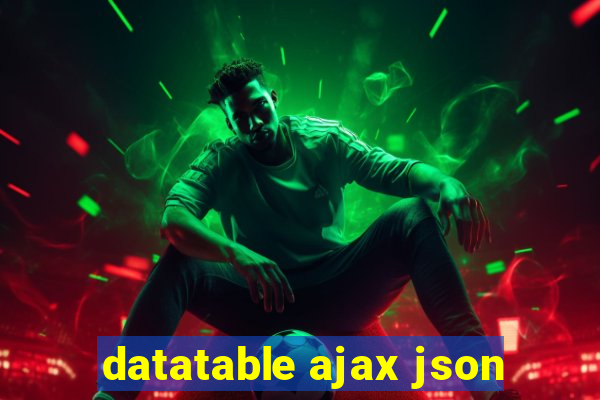 datatable ajax json