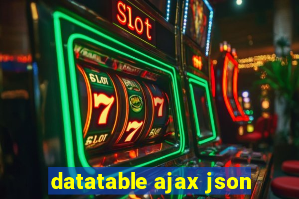 datatable ajax json