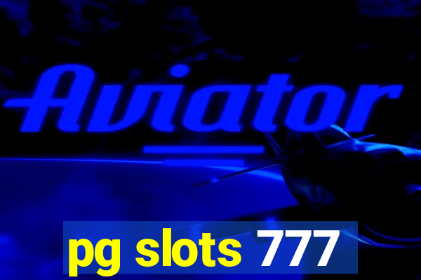 pg slots 777