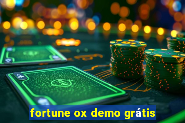 fortune ox demo grátis