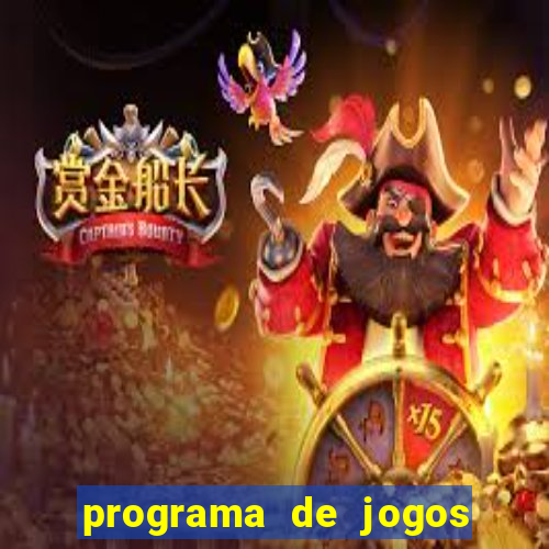 programa de jogos de futebol