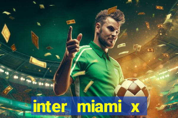 inter miami x cincinnati palpite