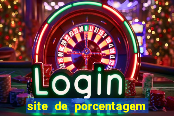 site de porcentagem dos slots