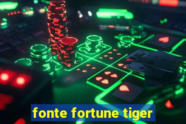 fonte fortune tiger