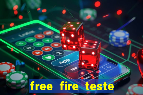 free fire teste grátis jogar agora