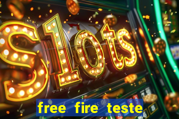 free fire teste grátis jogar agora