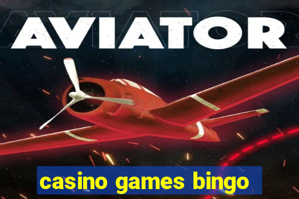 casino games bingo