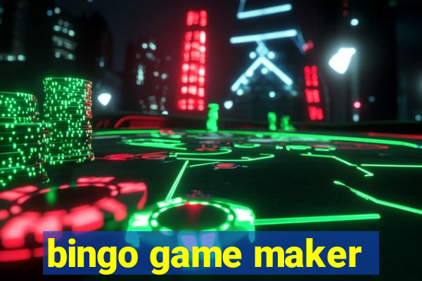 bingo game maker