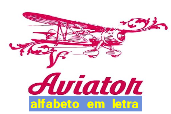 alfabeto em letra de pichação