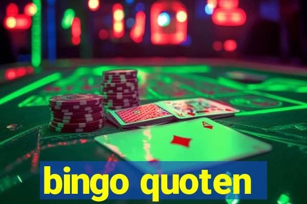 bingo quoten