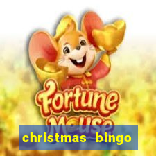 christmas bingo card generator