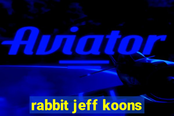 rabbit jeff koons