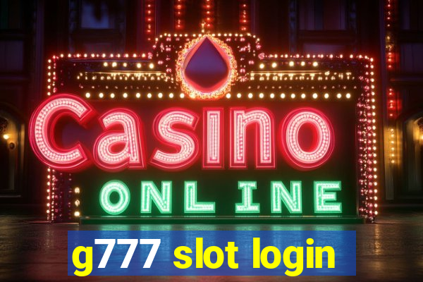 g777 slot login