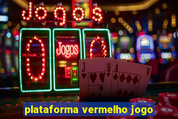 plataforma vermelho jogo