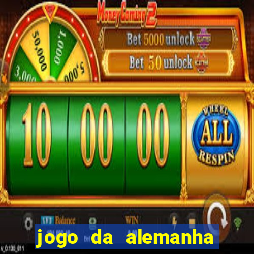 jogo da alemanha ao vivo