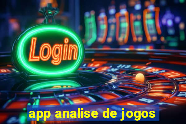 app analise de jogos