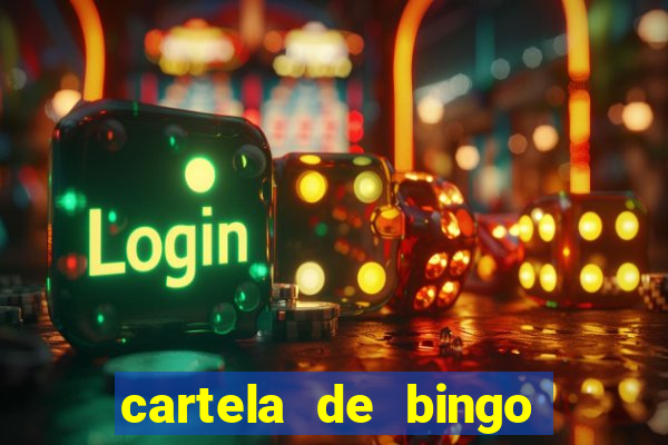 cartela de bingo vazia para imprimir