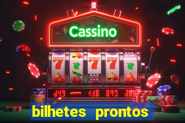 bilhetes prontos dos jogos de hoje