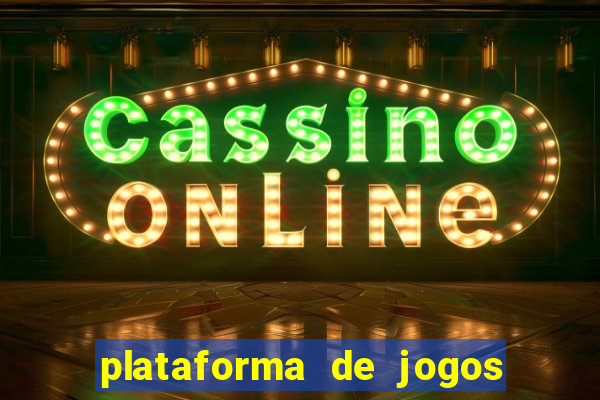 plataforma de jogos de aposta nova