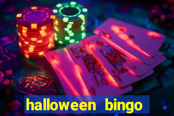 halloween bingo cards with numbers