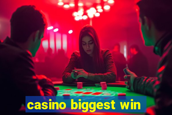 casino biggest win