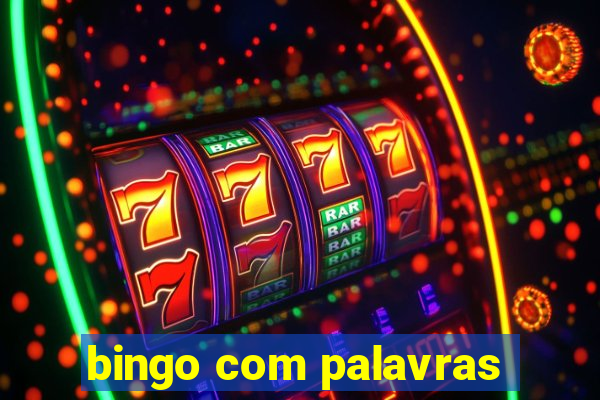 bingo com palavras