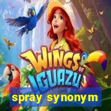 spray synonym