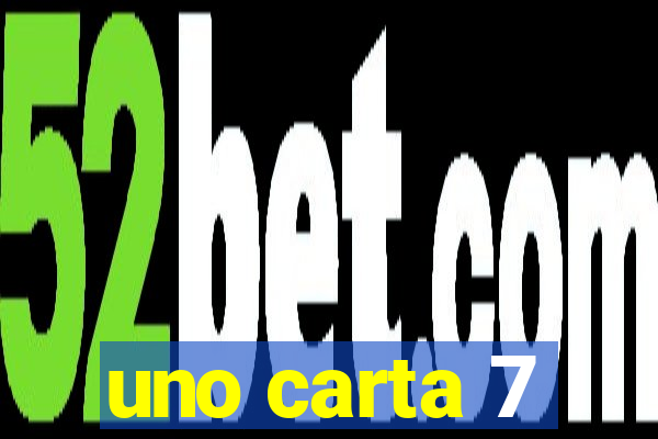 uno carta 7