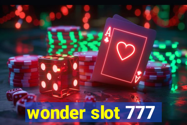 wonder slot 777