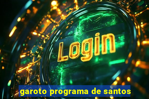 garoto programa de santos