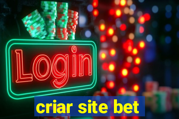 criar site bet