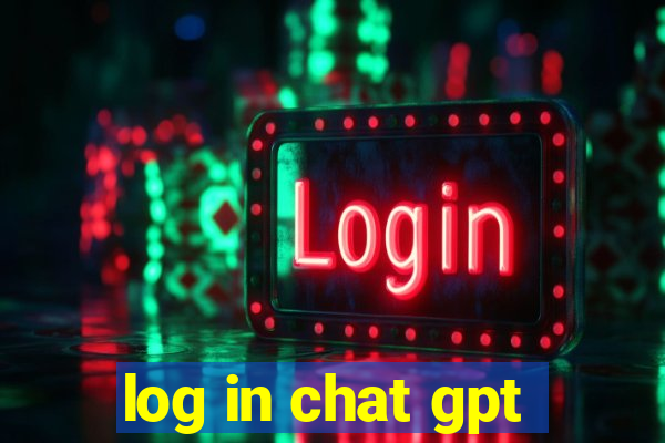 log in chat gpt