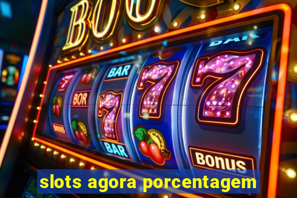 slots agora porcentagem