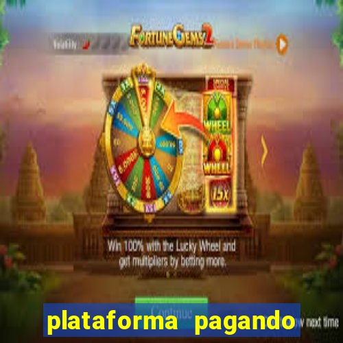 plataforma pagando b?nus no cadastro