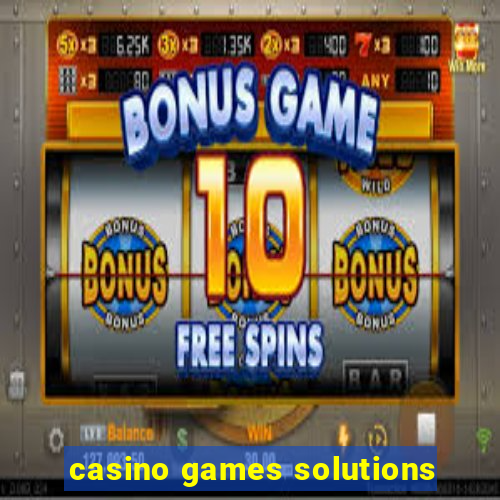 casino games solutions