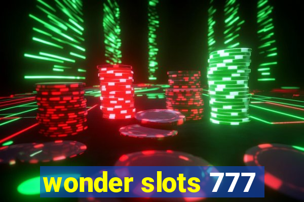 wonder slots 777